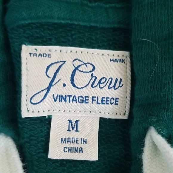 J. Crew Vintage Fleece in Green - Picture 2 of 5